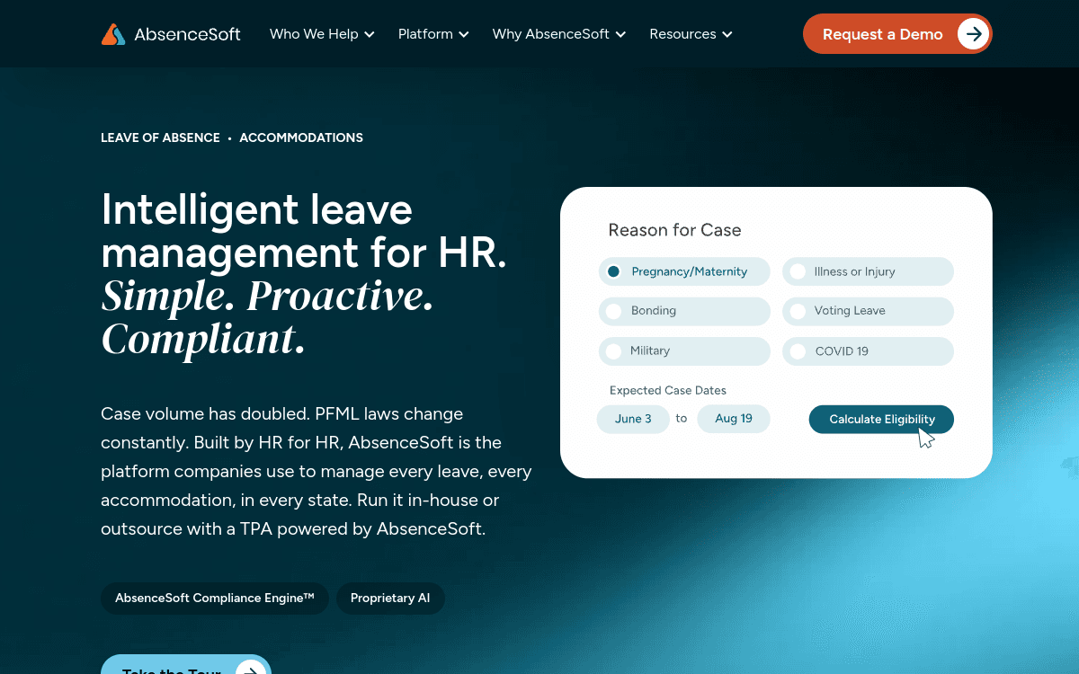 Leave & Accommodation Management official product page