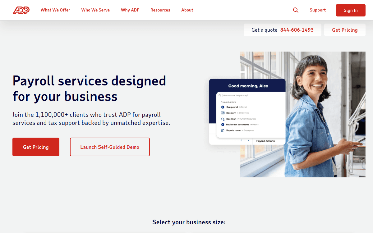 ADP Payroll official product page