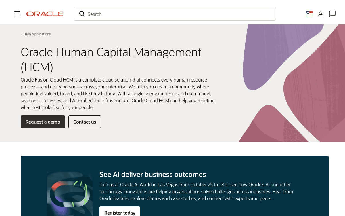 Oracle HR Help Desk official product page