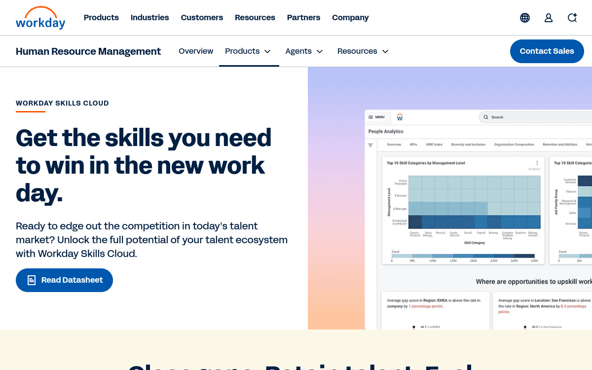 Workday Skills Cloud official product page