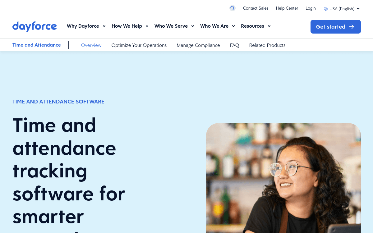 Dayforce Time and Attendance official product page